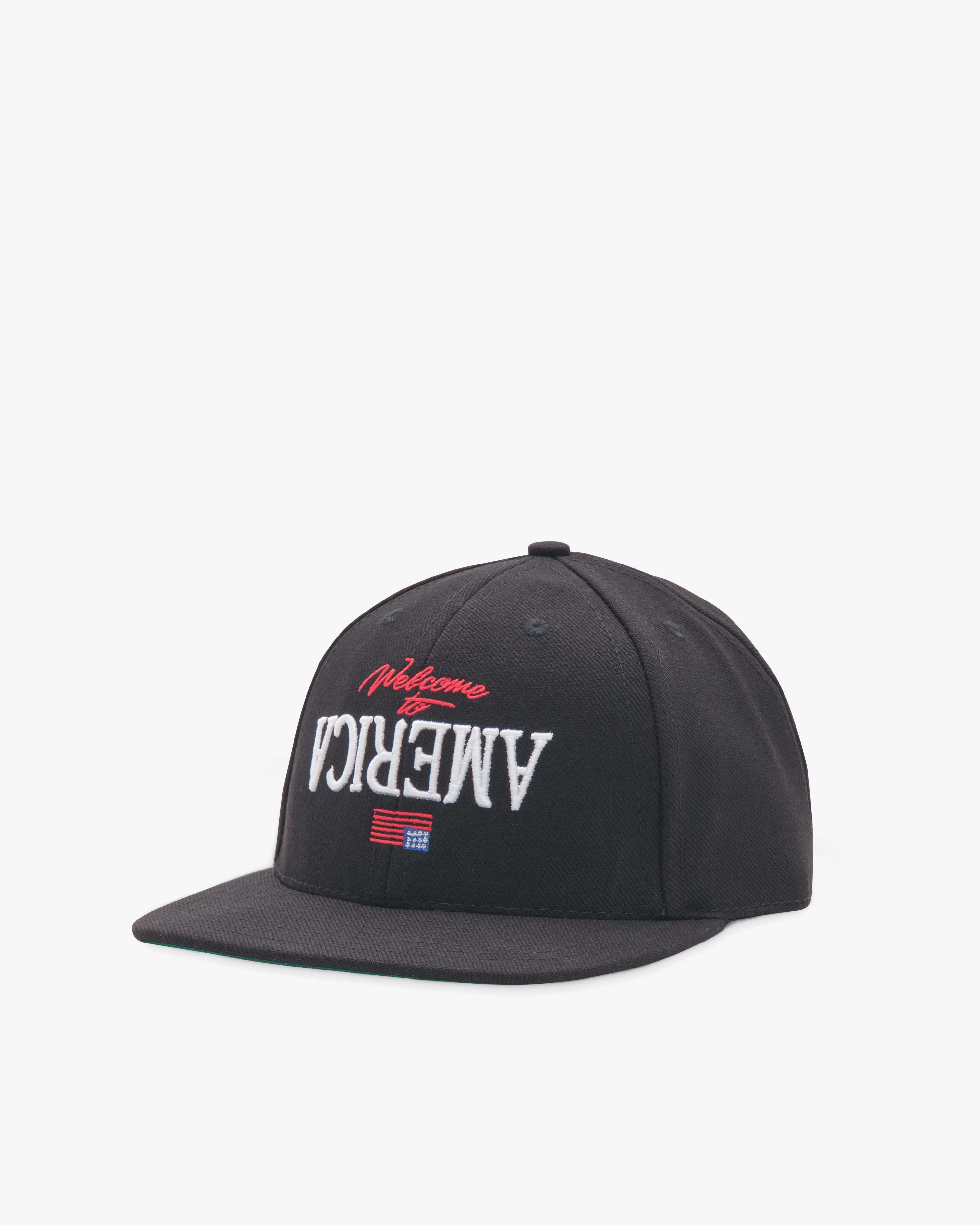 Willy Chavarria - Men's Welcome To America Cap - (Black) - Image 3