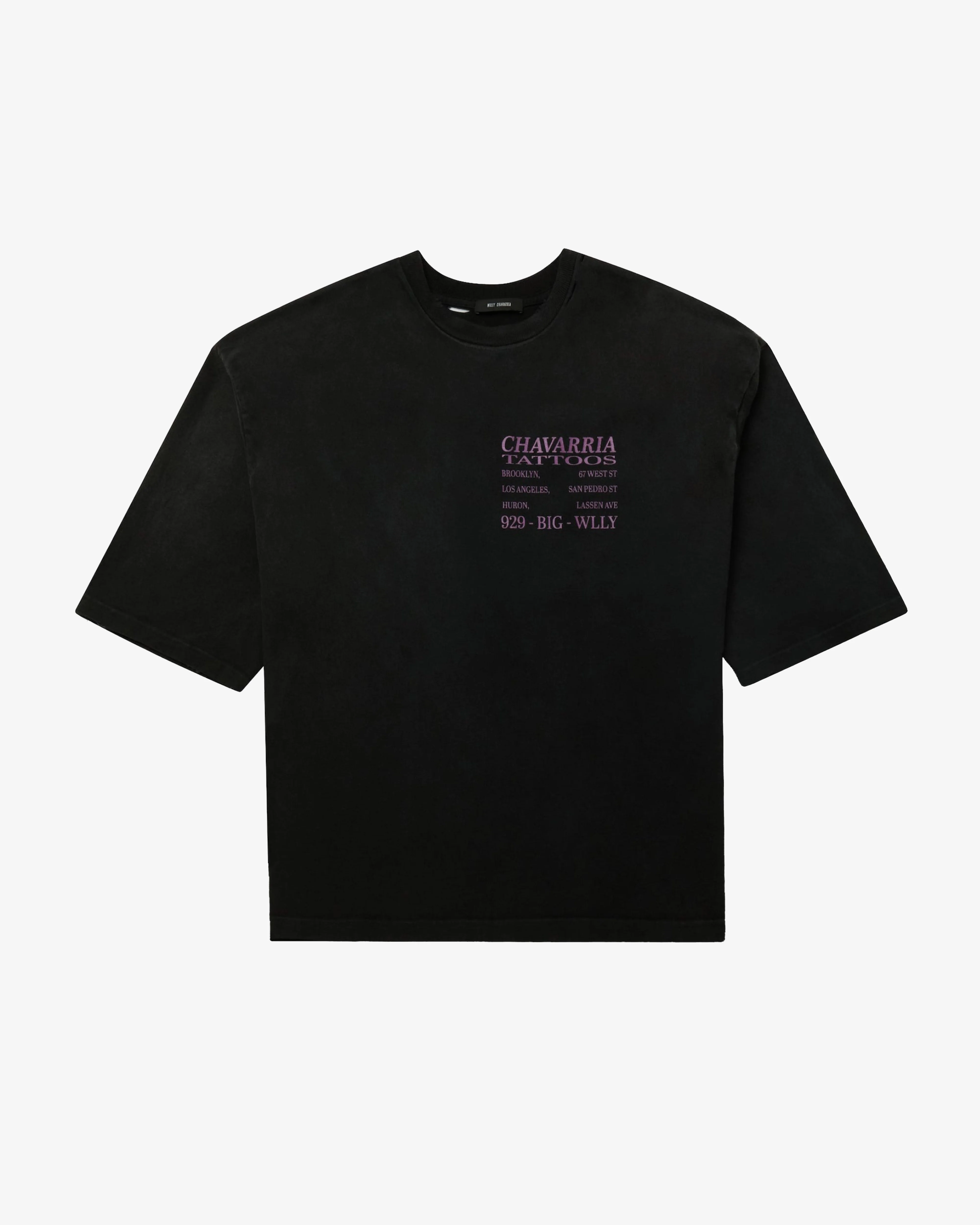 Willy Chavarria - Men's Willy Tattoo Buffalo Tee - (Black)