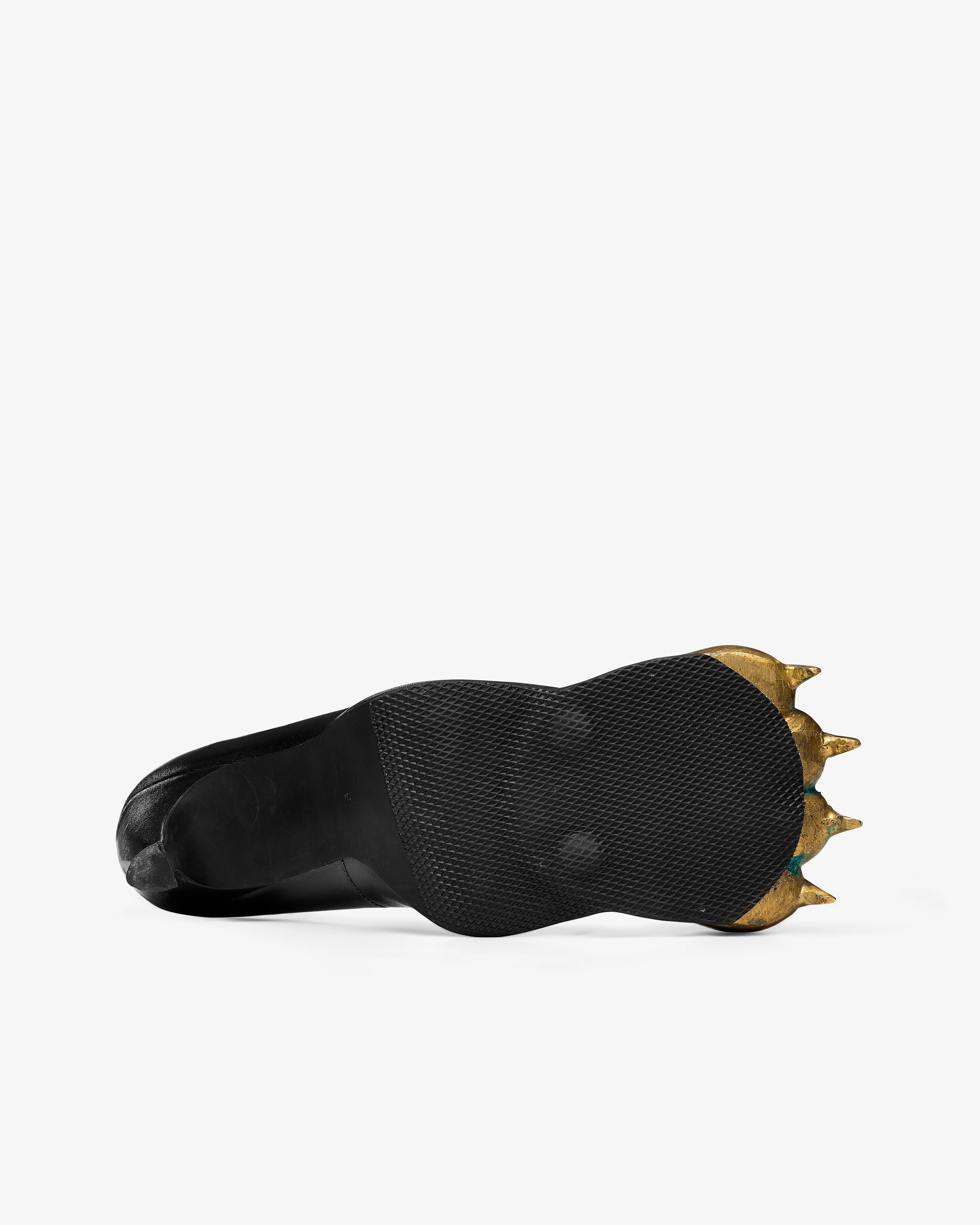 Women's History Museum - Women's Brass Paw Heels - (Black/Gold) - Image 5